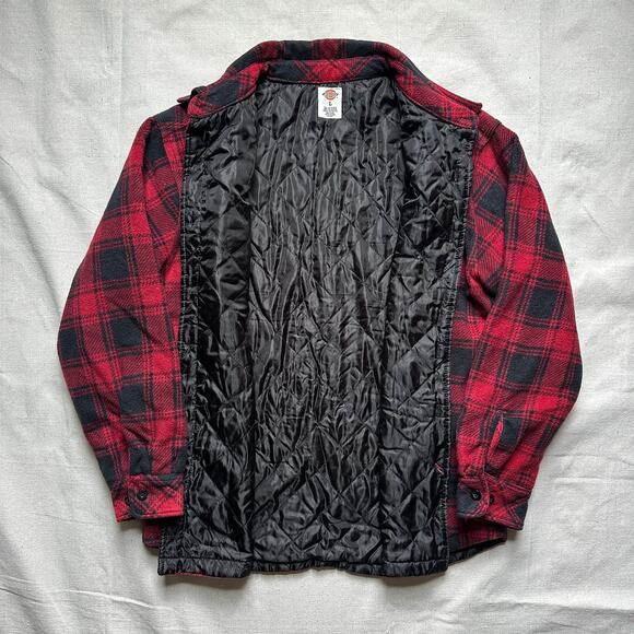 Dickies Vintage Quilted Fleece Flannel Chore Coat Size Large - Picture 4 of 7